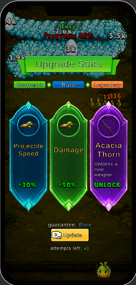Last Seed Survivor reward screen showing Acacia Thorn unlock